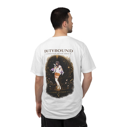 DutyBound Light Wings 5th Anniversary T-Shirt | “Conviction Never Dies” Anime Graphic Tee