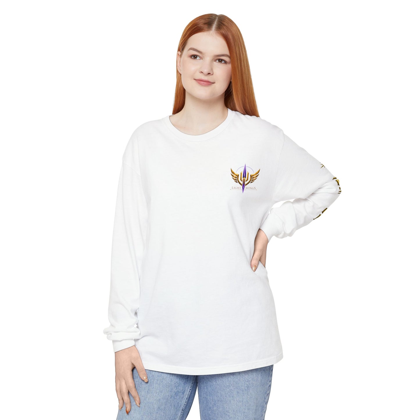 DutyBound Light Wings 5th Anniversary Long Sleeve T-Shirt | “Conviction Never Dies” Anime Graphic Tee