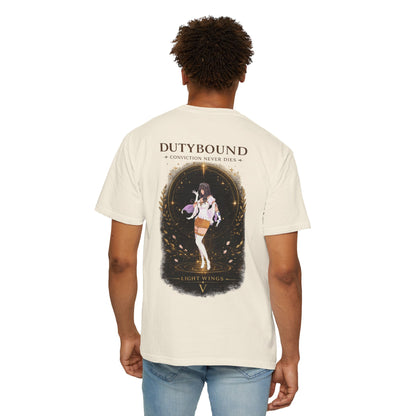 DutyBound Light Wings 5th Anniversary T-Shirt | “Conviction Never Dies” Anime Graphic Tee