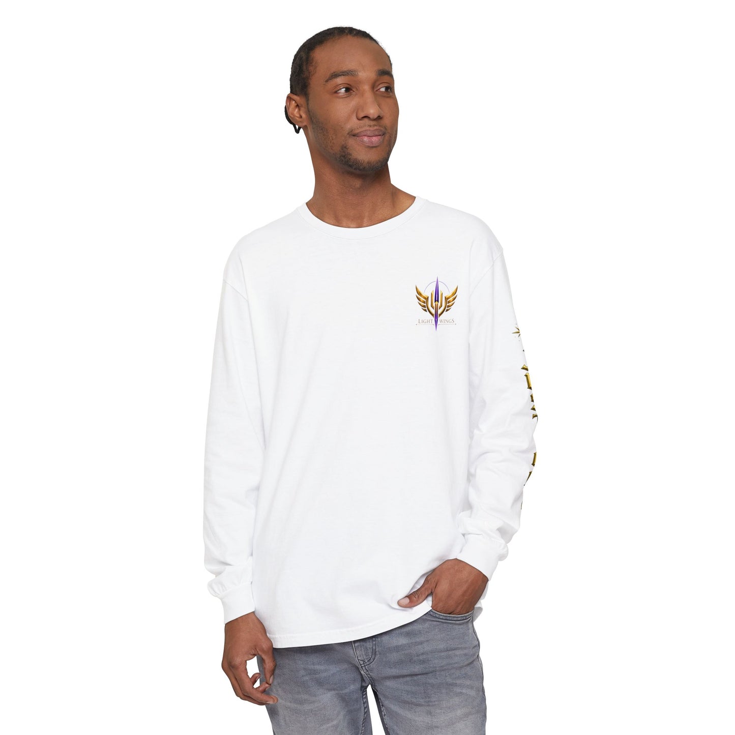 DutyBound Light Wings 5th Anniversary Long Sleeve T-Shirt | “Conviction Never Dies” Anime Graphic Tee