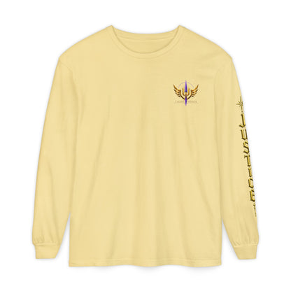 DutyBound Light Wings 5th Anniversary Long Sleeve T-Shirt | “Conviction Never Dies” Anime Graphic Tee