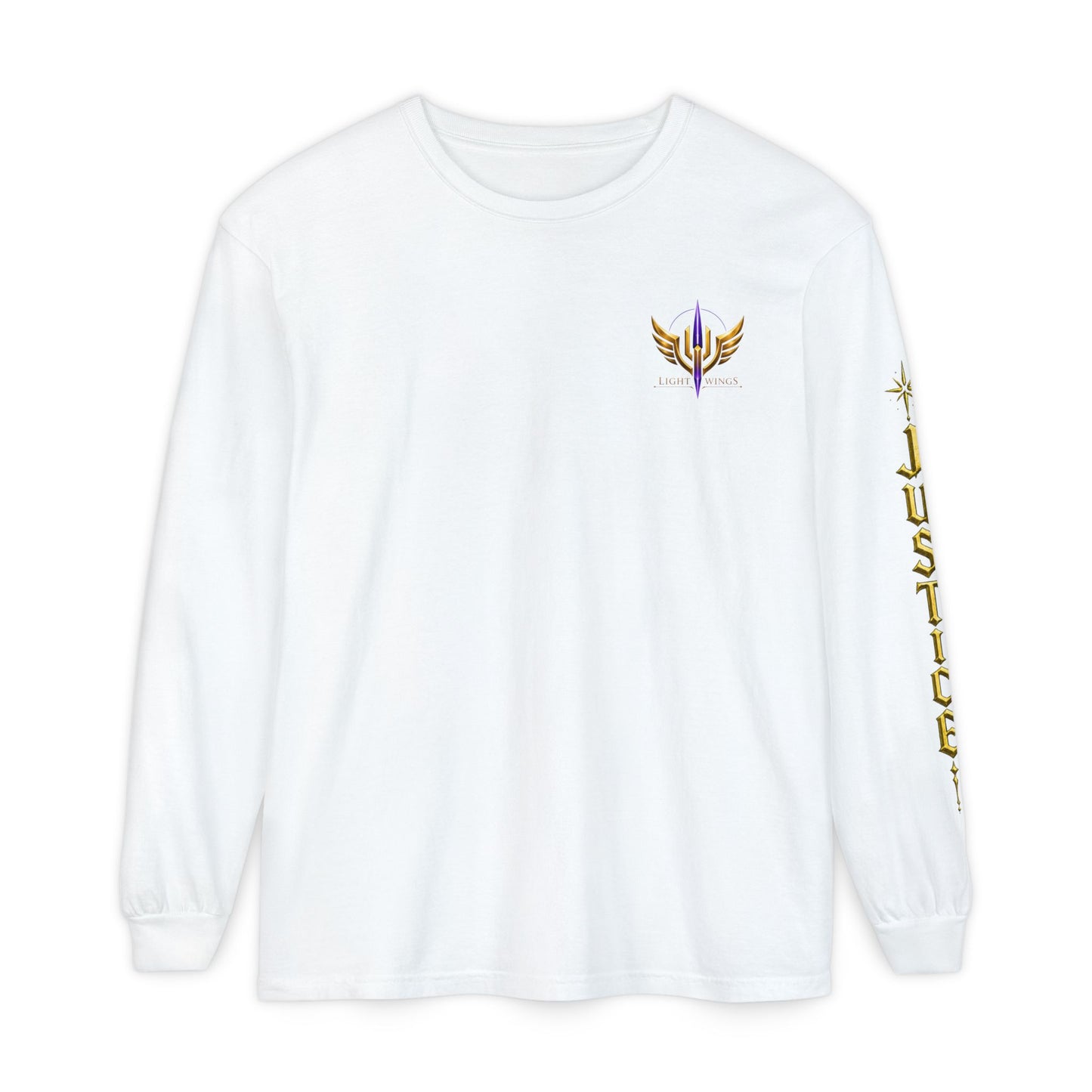DutyBound Light Wings 5th Anniversary Long Sleeve T-Shirt | “Conviction Never Dies” Anime Graphic Tee