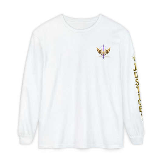 DutyBound Light Wings 5th Anniversary Long Sleeve T-Shirt | “Conviction Never Dies” Anime Graphic Tee